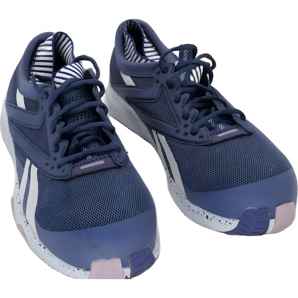 Reebok HIIT TR Composite Toe Work Trainers RB481 Navy/White Women's US 10 - Picture 1 of 6